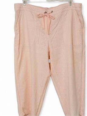 Per Se Linen Blend Capris